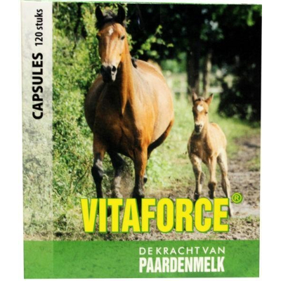 Afbeelding van Vitaforce Paardenmelk capsules, 120 capsules