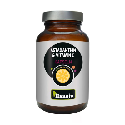 Afbeelding van Hanoju Astaxanthine &amp; Vitamine C, 60 capsules