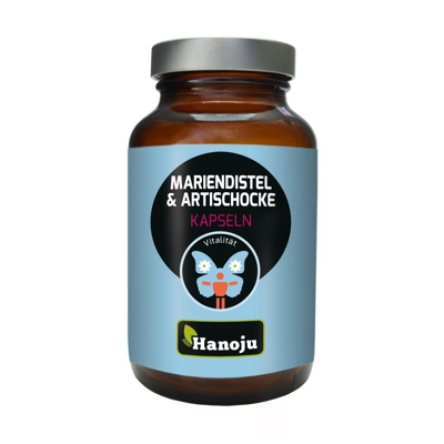 Afbeelding van Hanoju Artisjok 200 mg &amp; mariadistel 90 capsules