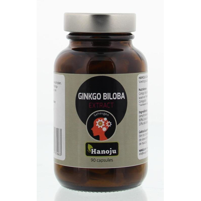Afbeelding van Hanoju Ginkgo biloba extract 400 mg 90 capsules