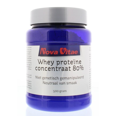 Afbeelding van Nova Vitae Whey proteine concentraat 80% 500 g