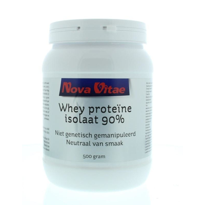 Afbeelding van Nova Vitae Whey proteine isolaat 90% 500 g