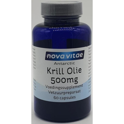 Afbeelding van Nova Vitae Antarctic krill olie 500 mg 60 capsules