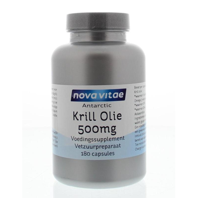 Afbeelding van Nova Vitae Antarctic krill olie 500 mg 180 capsules