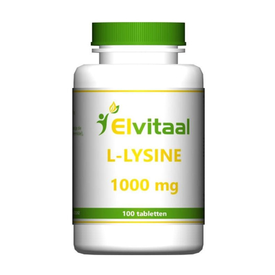 Afbeelding van Elvitaal/elvitum L lysine 1000mg, 100 tabletten