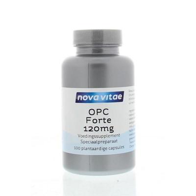 Afbeelding van Nova Vitae OPC Forte 120 mg 95% (druivenpit extract) 100 vcaps