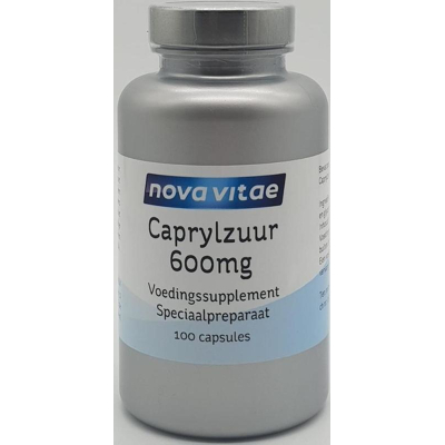 Afbeelding van Nova Vitae Caprylzuur 600 mg 100 capsules