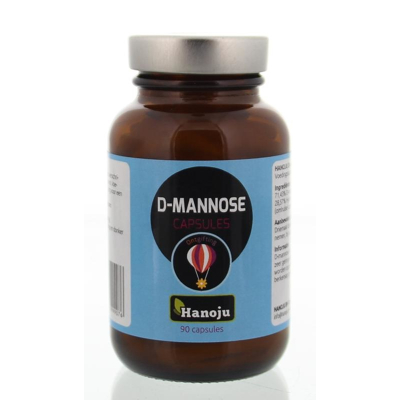 Afbeelding van Hanoju D Mannose 500 mg 90 capsules
