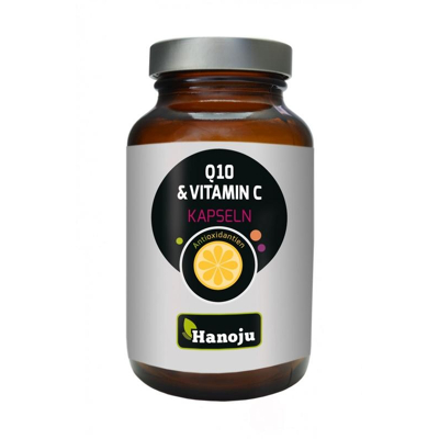 Afbeelding van Hanoju Co enzym Q10 30mg Vitamine C 500mg, 90 Veg. capsules