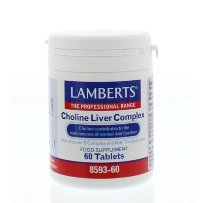 Afbeelding van Lamberts Choline lever complex 60 tabletten