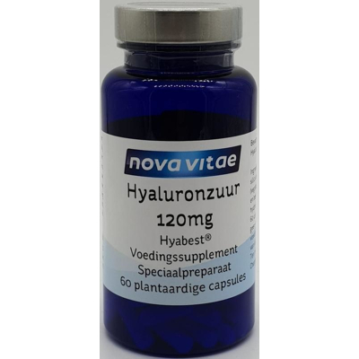 Afbeelding van Nova Vitae Hyaluronzuur 120 mg 60 vcaps