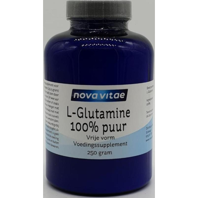 Afbeelding van Nova Vitae L glutamine 100% Puur, 250 gram