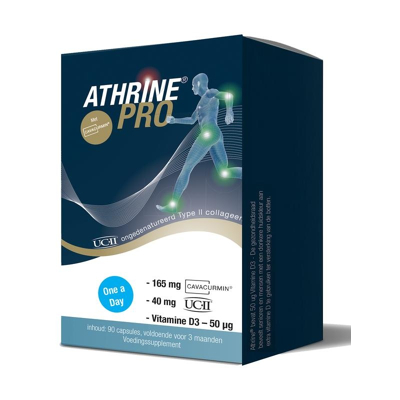 Afbeelding van Athrine Pro Uc ii Cavacurmin en Vitamine D3, 90 capsules