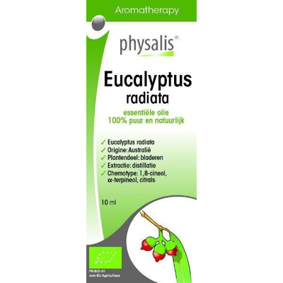 Afbeelding van Physalis Aromatherapie Eucalyptus Radiata 10ML