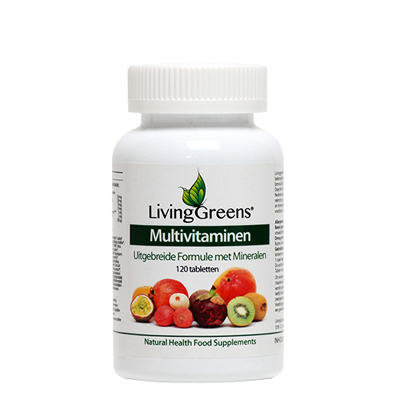 Afbeelding van Livinggreens Multi Vitaminen &amp; Mineralen Antioxidant, 120 tabletten