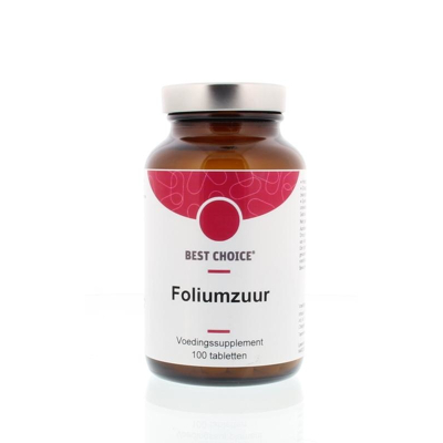 Afbeelding van Ts Choice Foliumzuur 400 Vitamine B11, 100 tabletten
