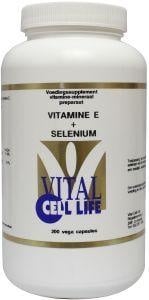 Afbeelding van Vital Cell Life Vitamine E &amp; Selenium, 200 Veg. capsules
