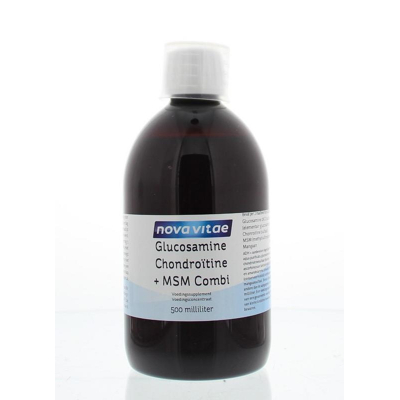 Afbeelding van Nova Vitae Glucosamine chondroitine MSM combi 500 ml