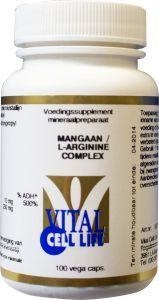 Afbeelding van Vital Cell Life Mangaan/l arginine Complex, 100 capsules