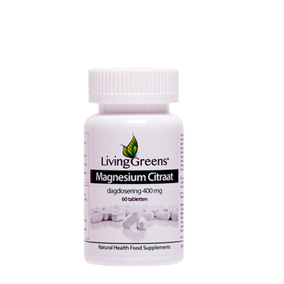 Afbeelding van Livinggreens Magnesium citraat 400 mg 60 tabletten
