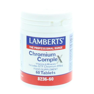 Afbeelding van Lamberts Chromium Complex, 60 tabletten