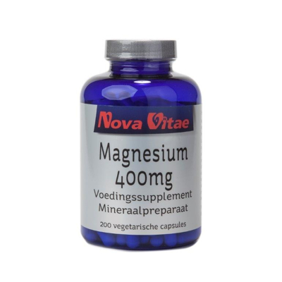 Afbeelding van Nova Vitae Magnesium 400 mg 200 vcaps