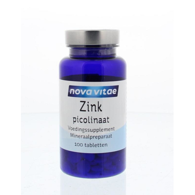 Afbeelding van Nova Vitae Zink picolinaat 50 mg 100 tabletten