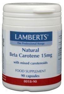 Afbeelding van Lamberts Vitamine A 15mg Natuurlijke (beta Caroteen), 90 capsules