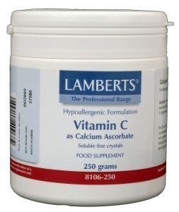 Afbeelding van Lamberts Vitamine C Calcium Ascorbaat, 250 gram