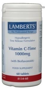 Afbeelding van Lamberts Vitamine C 1000 Time Release &amp; Bioflavonoiden, 60 tabletten