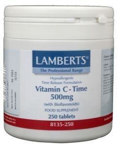 Afbeelding van Lamberts Vitamine C 500 Time Released &amp; Bioflavonoiden, 250 tabletten