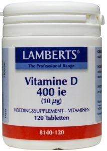 Afbeelding van Lamberts Vitamine D3 400ie/10mcg, 120 tabletten