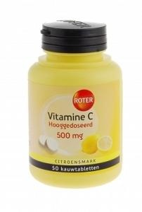 Afbeelding van Roter Vitamine C Tablet 500mg Citroen