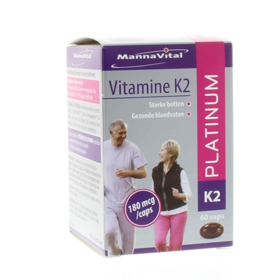 Afbeelding van MannaVital Vitamine K2 Platinum Capsules