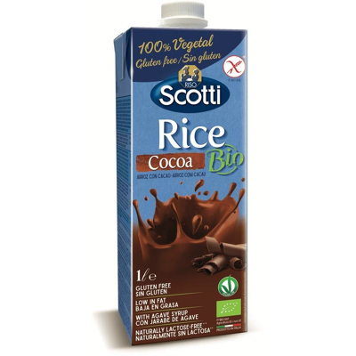 Afbeelding van Riso Scotti Rice Drink Cocoa Bio, 1000 ml