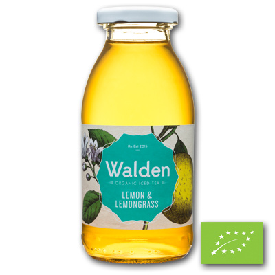 Afbeelding van Walden Ice Tea Lemon Lemongrass Bio, 250 ml