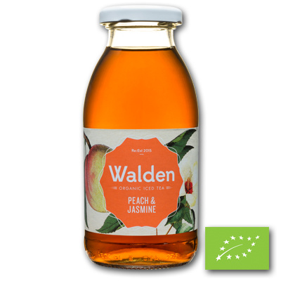 Afbeelding van Walden Ice Tea Peach Jasmine Bio, 250 ml
