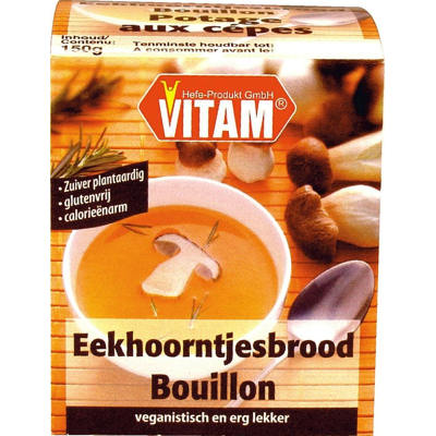 Afbeelding van Vitam Eekhoorntjesbrood bouillon pasta 150 g