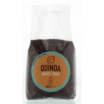 Afbeelding van Greenage Quinoa zwart 400 g