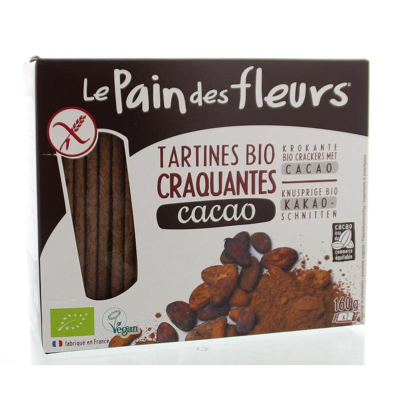 Afbeelding van Pain Des Fleurs Cacao crackers 160 g