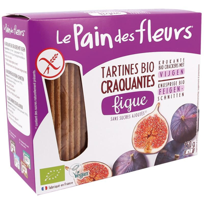 Afbeelding van Le Pain Des Fleurs Vijgen Crackers 150 gram