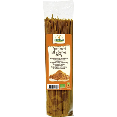 Afbeelding van Primeal Organic spaghetti tarwe quinoa curry 500 g