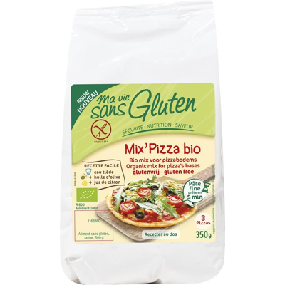 Afbeelding van Ma Vie Sans Mix voor Pizzabodems Glutenvrij Bio, 350 gram