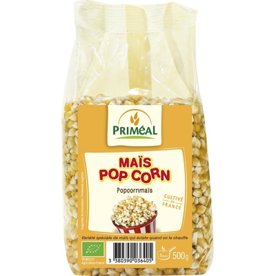 Afbeelding van Primeal Popcorn mais 500 g