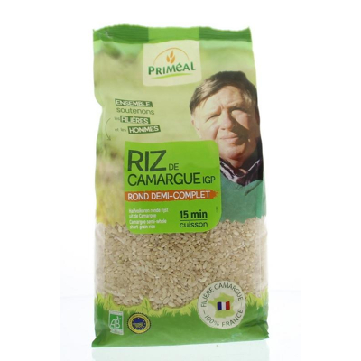 Afbeelding van Primeal Halfvolkoren ronde rijst camargue 1 kilog