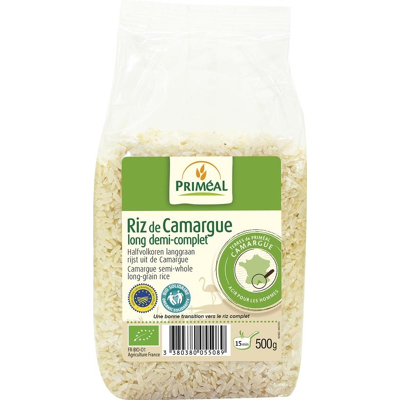 Afbeelding van Primeal Halfvolkoren langgraan rijst camargue 500 g