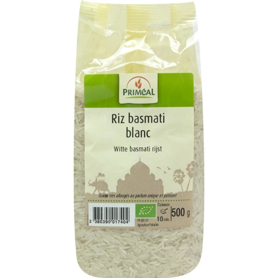 Afbeelding van Primeal Witte basmati rijst 500 g