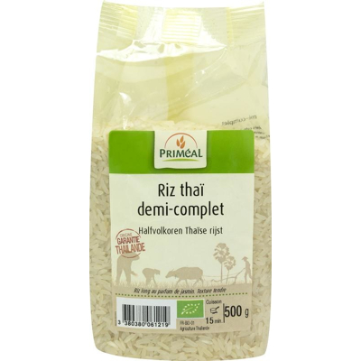 Afbeelding van Primeal Halfvolkoren Thaise rijst 500 g