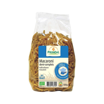 Afbeelding van Primeal Halfvolkoren macaroni 500 g