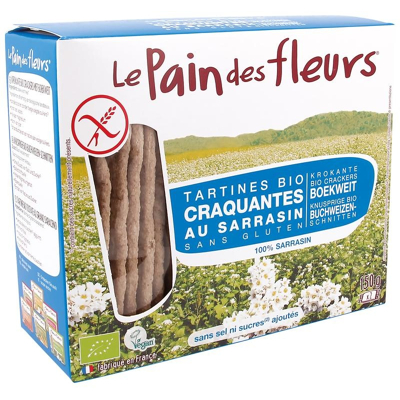 Afbeelding van Le Pain des Fleurs Boekweit Crackers 150 gram